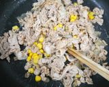味付酒粕トマト味で簡単やわらか豚肉炒め♪作り方5写真