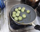 モロヘイヤで草団子作り方5写真