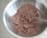 こめココでバナナ入りココアパンケーキ作り方2写真