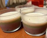 ★あずきと抹茶と豆乳の3層プリン★作り方9写真