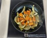 トマト味のチキンとトマトクリームのパスタ作り方3写真