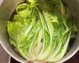 ウゴジクッ(韓国風はくさい菜の味噌汁)作り方3写真