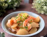 大根と海老のあんかけ作り方4写真