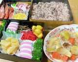 2023年　おせち料理　盛り付け作り方1写真