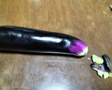 鬼おし茄子唐揚げ！厨房ばあばぁ!作り方1写真