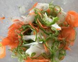 レンジ蒸し鶏の甘酢ごまだれ作り方3写真