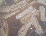 揚げない！油で炒めた揚げ焼き茄子の味噌汁作り方5写真