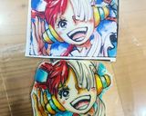 ワンピース ウタ オブアート キャラ弁作り方7写真