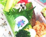 アジサイの季節のお弁当作り方3写真