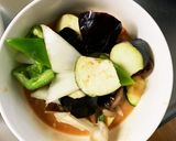 根菜茄子洋風きな粉味噌ケチャ味野菜炒め作り方13写真