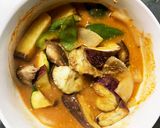 根菜茄子洋風きな粉味噌ケチャ味野菜炒め作り方15写真