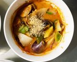 根菜茄子洋風きな粉味噌ケチャ味野菜炒め作り方18写真