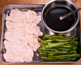 激安～♡もやし鶏皮ピーマンの甘辛炒め作り方1写真