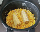 とうもろこしのだし炊きご飯。作り方4写真