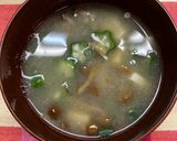 オクラとなめこのみそ汁作り方6写真