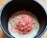 干しエビ・ゴマの炊き込みご飯 白だし使用作り方2写真