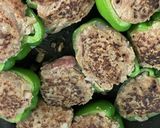 肉が外れない　ピーマンの肉詰め作り方5写真