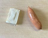 チーズとソーセージのカレー蒸しパン作り方2写真