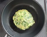 ケールオムレツのヘルシーサンドイッチ。作り方4写真