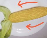 レンジde簡単とうもろこし作り方4写真