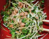 簡単!旨い!かいわれ納豆おかかわさぽん♪作り方2写真