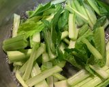 出汁で茹でる！小松菜のお浸し 10分作り方2写真