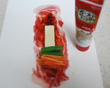 **うま辛！豚肉と野菜のロール揚げ**作り方2写真
