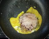 簡単 生ワカメの卵炒飯作り方3写真