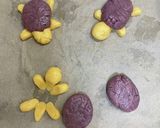 カメと恐竜のメロンパンクッキー作り方7写真