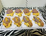 カメと恐竜のメロンパンクッキー作り方14写真