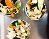 肉無根菜たっぷりきな粉味噌照り味野菜炒め作り方12写真