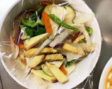 肉無根菜たっぷりきな粉味噌照り味野菜炒め作り方14写真