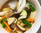 肉無根菜たっぷりきな粉味噌照り味野菜炒め作り方18写真
