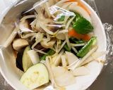 肉無チクワきな粉本格ナポリタン味野菜炒め作り方12写真