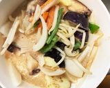 肉無チクワきな粉本格ナポリタン味野菜炒め作り方14写真