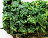 改②春菊のおひたし　中華風作り方1写真
