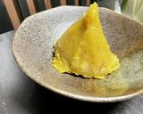 梅仕事☆青梅のしぼりカスで梅みそ作り方1写真