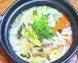 豚肉と豆富の具材たっぷりおかずスープ鍋作り方14写真