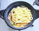 豚肉と豆富の具材たっぷりおかずスープ鍋作り方16写真