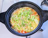 豚肉と豆富の具材たっぷりおかずスープ鍋作り方21写真