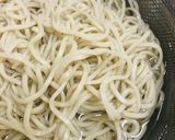 流水麺●もりかけ＆カツオのたたきそば　作り方1写真