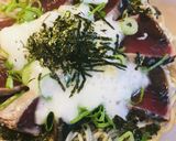 流水麺●もりかけ＆カツオのたたきそば　作り方3写真