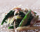 みょうがとオクラの胡麻和え★夏野菜弁当作り方5写真