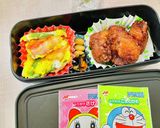 チーズのベーコン巻き〜卵で包んで♡お弁当作り方28写真