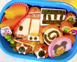 乗り物♩幼児キャラ弁♩消防車くん作り方6写真