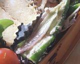 みょうがとオクラの胡麻和え★夏野菜弁当作り方7写真