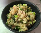 鮭とワカメ、ネギだく玄米炊き込みおにぎり作り方8写真