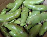 そら豆茹でずにフライパンで炒めるだけ～作り方1写真