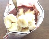 パックで蒸しパン バナナあんこ味作り方2写真