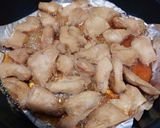 鶏むね肉もやわらか♪もろみ胡麻照り焼き作り方4写真